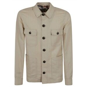 Jacob Cohen Utility Jacket With Button Closure And Functional Pockets - NWT